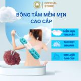  Bông tắm tạo bọt có dây treo THAI BINH TOWEL giúp tẩy sạch tế bào chết và bụi bẩn, tạo bọt hiệu quả giúp tiết kiệm tối đa sữa tắm Bàn Chải Nhà Tắm Đồng 