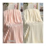  Combo 3 khăn tắm sóng nước 70x140cm cao cấp Thai Binh Towel - Lông cừu Hàn Quốc, sợi Microfiber siêu mềm mịn, thấm hút nước tốt 