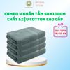  Combo 4 Khăn Tắm nhỡ 50x100cm Thai Binh  100% Cotton Siêu Thấm Hút Nhà Tắm khăn gia dinh khăn  tắm khach san bath towel 