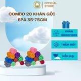  COMBO 20 khăn gội đầu salon tóc, spa 35x75cm THAI BINH  100%  Dày dặn, Siêu Mềm Siêu Thấm Hút Khăn Tắm Nhà Tắm khănhut  nuoc microfiber towel đa năng 