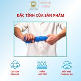  Combo 4 Khăn Tắm nhỡ 50x100cm Thai Binh Towel 100% Cotton Siêu Thấm Hút Nhà Tắm khăn gia dinh khăn  tắm khach san 