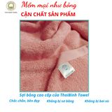  Combo 4 Khăn Tắm nhỡ 50x100cm Thai Binh  100% Cotton Siêu Thấm Hút Nhà Tắm khăn gia dinh khăn  tắm khach san bath towel 