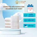  Combo 5 Khăn Gội Đầu Khách Sạn xuất Nhật 35x80cm loại mỏng THAI BINH TOWEL Cotton 100% Mềm Mại Siêu Thấm Hút Không Xù Bông KS2 Nhà Tắm Khăn Tắm khăn  tang trắng 