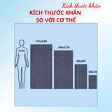  Khăn Tắm Khách Sạn Cỡ To xuất Nhật 65x130cm-320g THAI BINH TOWEL Cotton 100% Mềm Mại Siêu Thấm Hút Không Xù Bông (B-xuất) Nhà Tắm khăn  tang trắng khăn  tắm 