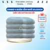 Combo 4 Khăn Tắm nhỡ 50x100cm Thai Binh Towel 100% Cotton Siêu Thấm Hút Nhà Tắm khăn gia dinh khăn  tắm khach san
