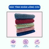  COMBO 50 Khăn Lau Tay, Khăn Lau Bếp, Lau Kính lông cừu Siêu Mềm Siêu Thấm Hút KT 30x30cm Làm Sạch mọi vết bẩn thấm hút nước khan  long cuu microfiber towel 