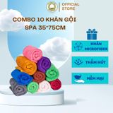  Combo 10 Khăn Gội Đầu Thai Binh Towel 35x75cm Siêu Mềm Siêu Thấm Hút Khăn Tắm Nhà Tắm khăn vi sợi khăn  tang năng 
