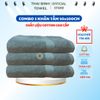 Combo 3 Khăn tắm 50x100cm Thai Binh Towel Cotton 100% Mềm Mại Siêu Thấm Hút Không Xù Bông Nhà Tắm khantam  50x100 khăntam khăn  tang khan khăn  tắm