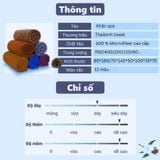  COMBO 10 khăn Lau mặt spa KT30*50cm THAI BINH TOWEL 100% Microfiber Siêu Mềm Siêu Thấm Hút Khăn Tắm Nhà Tắm khăn vi sợi 