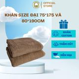  Khăn trải giường 80*190cm, khăn tắm cỡ lớn 75*175cm  xuất khẩu dư THAI BINH TOWEL 100%Cotton Mềm mại, Không Xổ Lông, Không Phai  Nhà Tắm phòng khách nhà nghỉ khách sạn khăn gia dinh 