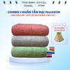  Combo 3 khăn tắm 70x140cm lông cừu THAI BINH TOWEL sợi microfiber mềm mịn, tặng 5 khăn lau đa năng Nhà Tắm khan  long khăn  tắm khăn  tắm 