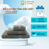  SALLE 3 Khăn (70*140cm; 35*80cm; 28*50cm) khăn Tắm đại, Khăn Gội Đầu, Khăn mặt THAI BINH TOWEL 100% Cotton Siêu Thấm Hút Nhà Tắm động vật xanh lá chống phai màu khăntam khăn  tắm 