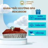  Khăn trải Giường Spa 90x190cm ThaiBinh TOWEL 100% Microfiber Siêu Mềm Siêu Thấm Hút Khăn Tắm Nhà Tắm đủ  các màu trắng có thể tái sử dụng khăn vi sợi 