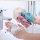 Bông tắm tạo bọt có dây treo THAI BINH TOWEL giúp tẩy sạch tế bào chết và bụi bẩn, tạo bọt hiệu quả giúp tiết kiệm tối đa sữa tắm Bàn Chải Nhà Tắm Đồng 