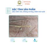  (Tặng 5 khăn lau đa năng) Combo 5 khăn tắm 50x100cm  Thai Binh Towel - Sợi Microfiber Siêu Mềm Siêu Thấm Hút - Lông Cừu - Thai Binh Towel 