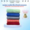  (Tặng 5 khăn lau đa năng) Combo 5 khăn tắm 50x100cm  Thai Binh Towel - Sợi Microfiber Siêu Mềm Siêu Thấm Hút - Lông Cừu - Thai Binh Towel 