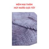 Combo 5 khăn tắm 70x140cm (Tặng 5 khăn lau đa năng) THAI BINH TOWEL làm từ sợi Microfiber siêu mềm mịn, thấm hút nước  Nhà Tắm - longcuu khan  long cuu 