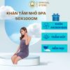  Khăn tắm nhỡ spa 50x100cm THAI BINH TOWEL 100% Microfiber Siêu Mềm Siêu Thấm Hút Nhà Tắm Cotton tím đậm thoáng khí đủ  các màu trắng có thể tái sử dụng áo màu nâu nhạt chống rách khăn vi sợi 