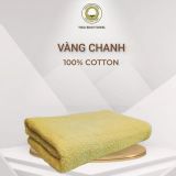  Combo 3 Khăn tắm 65x130cm THAI BINH TOWEL 100% Cotton xuất Nhật mềm mại không xổ lông không phai Nhà Tắm khăn  tang màu vàng 