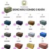  Combo 3 Khăn tắm 50x100cm Thai Binh Towel Cotton 100% Mềm Mại Siêu Thấm Hút Không Xù Bông Nhà Tắm khantam  50x100 khăntam khăn  tang khan khăn  tắm 