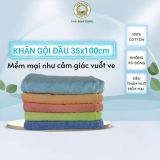  COMBO 5 Khăn Gội Đầu 35x100cm siêu dày xuất Nhật dư THAI BINH TOWEL Cotton 100% Mềm Mại Siêu Thấm Hút Không Xù Bông BXN Nhà Tắm Khăn Tắm khan khănhut  nuoc 