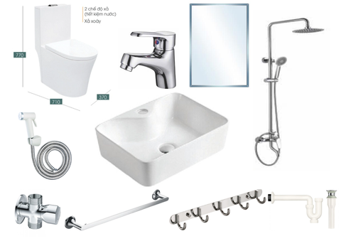 Combo Thiết Bị Vệ Sinh Giá Rẻ