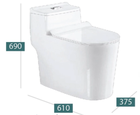 Bồn cầu 1 khối KANISS KS 4516SP