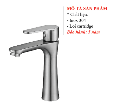 Vòi lavabo Kaniss KS 5233P