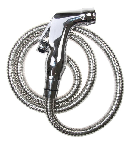 Vòi xịt vệ sinh đầu mạ crome cao cấp PQ2