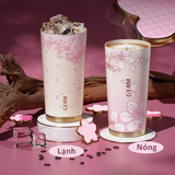  Ly Giữ Nhiệt Cao Cấp GERM BST Hoa Anh Đào - Màu Hồng Trắng 500ml - Inox 316L Nguyên Khối 