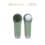 Máy Rửa Mặt Massage Tích Hợp Liệu Pháp Ánh Sáng và Nhiệt Halio Multi-task Cleansing & Massaging Device with Red Blue Light Therapy 5 in 1 - Sage Green 