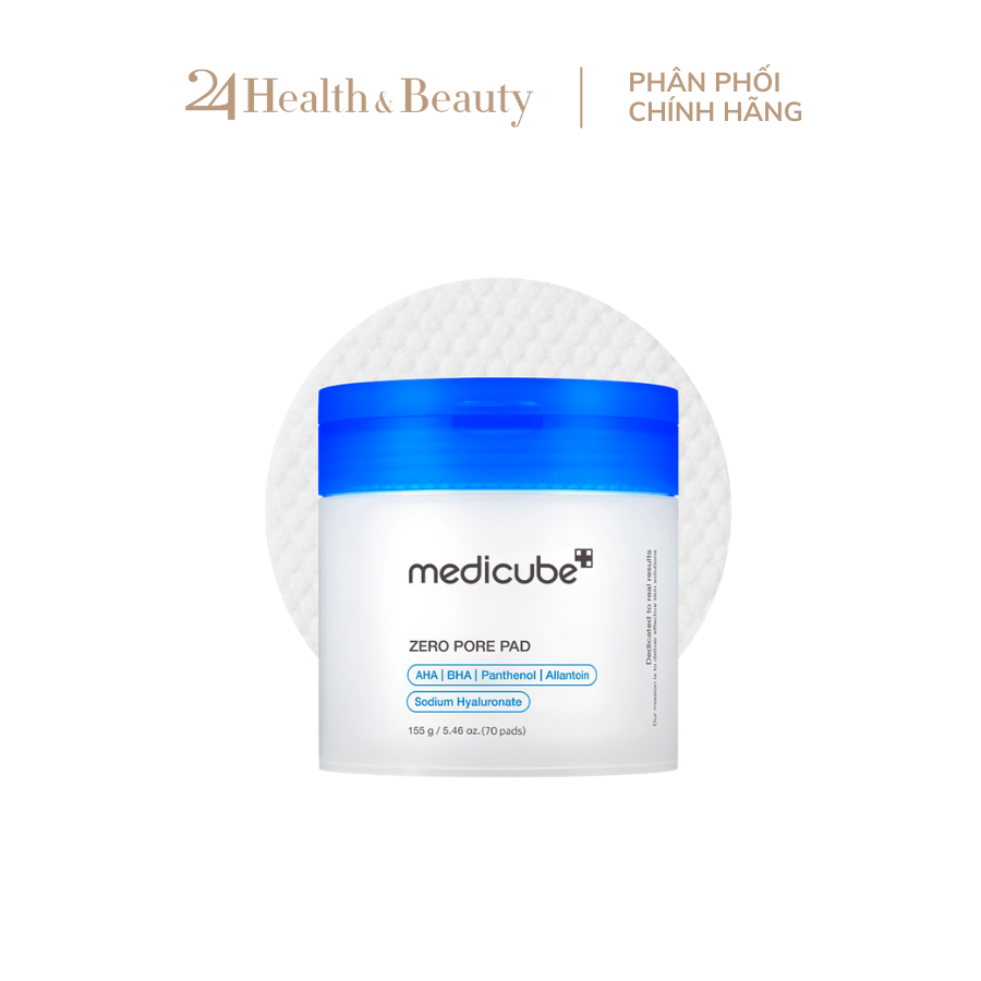  Toner Pad Hỗ Trợ Thu Nhỏ Lỗ Chân Lông Mềm Mịn Da Medicube Zero Pore Pad 2.0 - 70 miếng 
