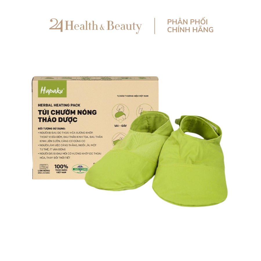  Túi Chườm Thảo Dược Bàn Chân Hapaku - Làm Nóng Bằng Lò Vi Sóng 