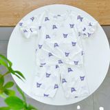  Bộ lửng bé gái Tencel Lycra mỏng mát lạnh Lá Homewear A260, đồ mặc hè cho bé họa tiết dễ thương kuromi melody 