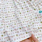  Bộ ngủ bé gái thun lụa mềm mát Áo Lá Homewear A210, đồ ngủ tay ngắn quần dài bé gái 