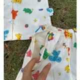  Bộ ba lỗ bé trai cổ pizama cotton mềm mát Áo Lá Homewear A140, đồ du lịch hè cho bé trai sát nách quần đùi đi biển 