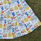  Váy hai dây bé gái mặc hè cotton mềm mát Áo Lá Homewear A141, váy hè cho bé gái babydoll maxi du lịch 