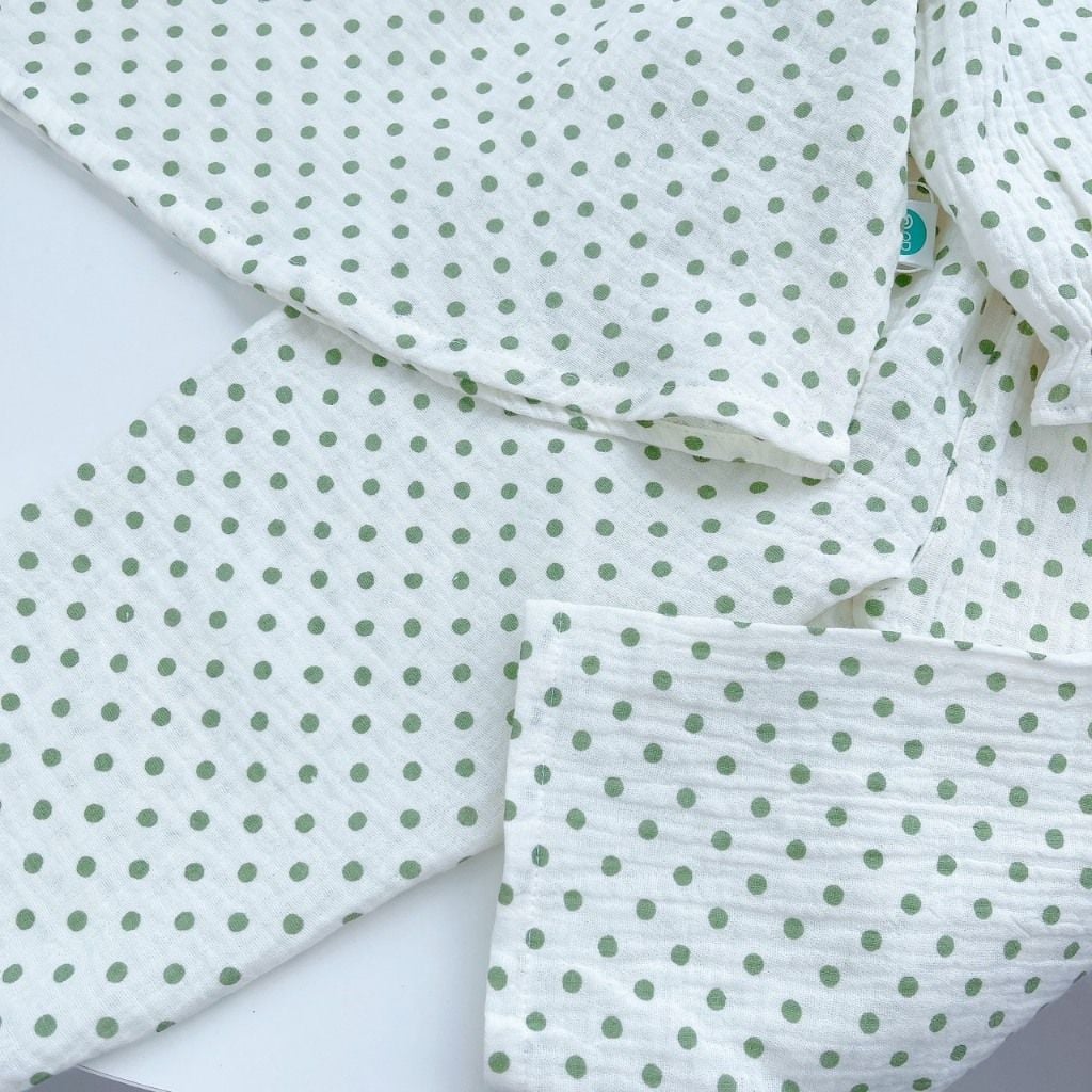  Pijama bé gái xô muslin Áo Lá Homewear A174, đồ bộ dài tay bé gái mặc ngủ bốn mùa thoáng mát 