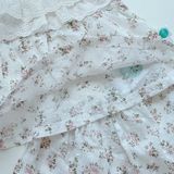  Bộ hai dây cho bé gái mặc hè thô hạt mềm mát Áo Lá Homewear A150, đồ bộ bé gái cotton quần váy đính nơ xinh 