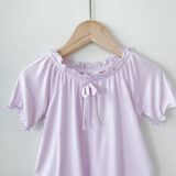  Bộ ngủ cho bé gái tay ngắn quần dài vải thun lụa Áo Lá Homewear A162, pijama cho bé gái mặc ngủ bốn mùa siêu mềm mát 