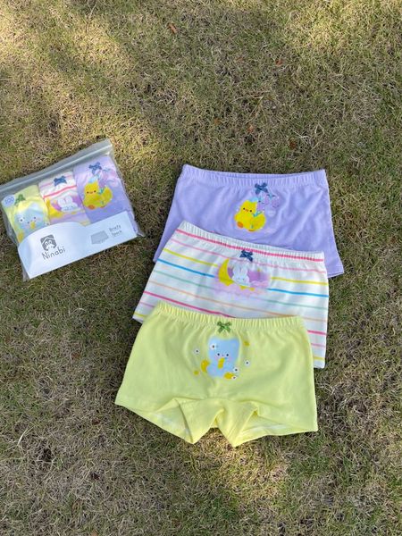  Quần chip đùi bé gái mặc váy vải cotton NNB011, combo 3 quần lót cho bé gái co giãn thoải mái 