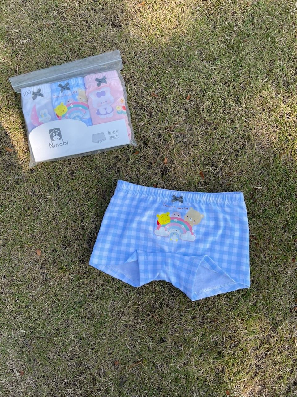  Quần chip đùi bé gái mặc váy vải cotton NNB011, combo 3 quần lót cho bé gái co giãn thoải mái 