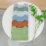  Bộ dài tay cho bé 95% sợi sồi Modal Áo Lá Homewear A221, pizama bé trai gái bốn mùa mát lạnh mềm mướt 