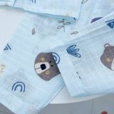  Pijama bé trai tay ngắn quần dài vải xô cotton Áo Lá Homewear A029, bộ ngủ bé trai 