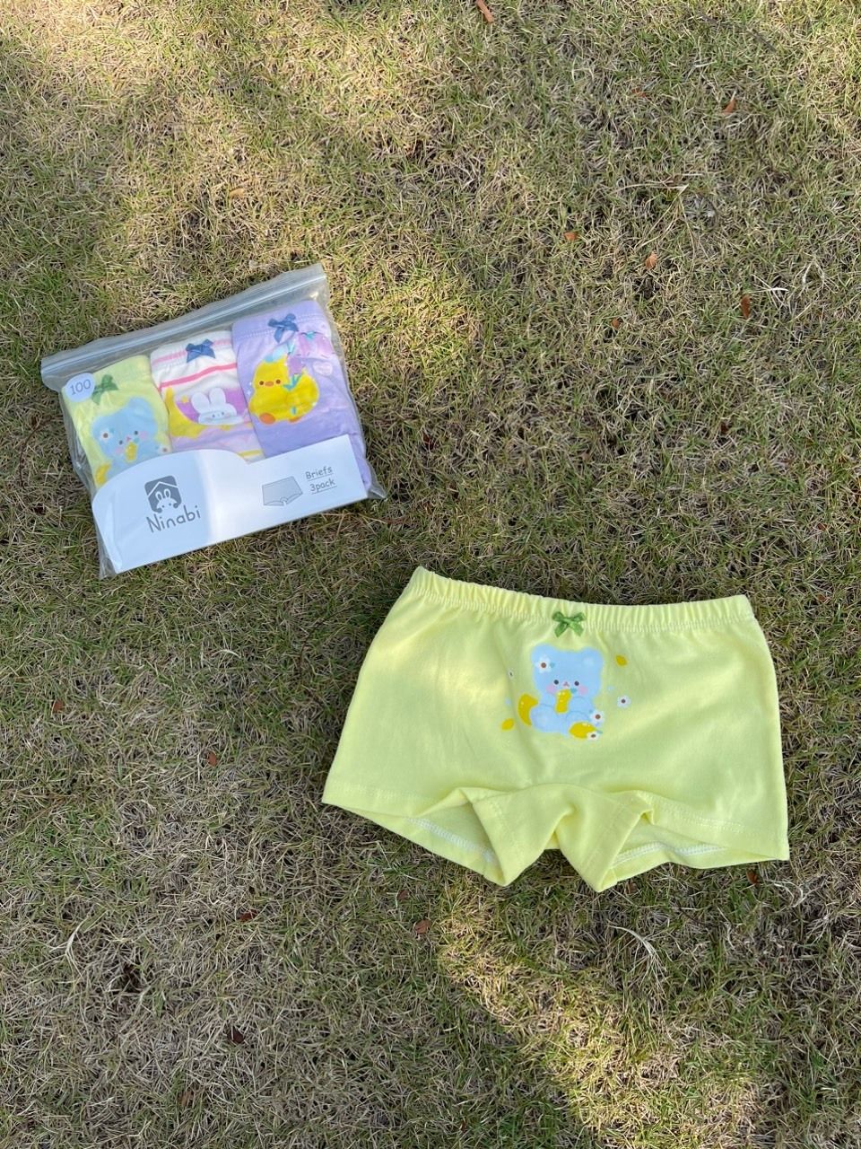  Quần chip đùi bé gái mặc váy vải cotton NNB011, combo 3 quần lót cho bé gái co giãn thoải mái 