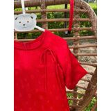  Áo dài Tết bé gái lụa tơ mát sang trọng, áo dài truyền thống cho bé AD01 Áo Lá Homewear 