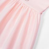  Đầm elsa cho bé gái thun cotton tay ngắn in hình hoạt hình kitty kỳ lân mickey minnie Áo Lá Homewear NNB003 