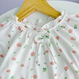  Bộ dài tay cho bé gái 95% sợi sồi Modal Ice Cool Áo Lá Homewear A238 mềm mướt mát lạnh babydoll họa tiết đáng yêu 