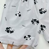  Bộ đùi bé trai Tencel Lycra mỏng mát lạnh Lá Homewear A268, bộ cộc tay cho bé mặc hè hình khủng long gấu trúc phi hành 