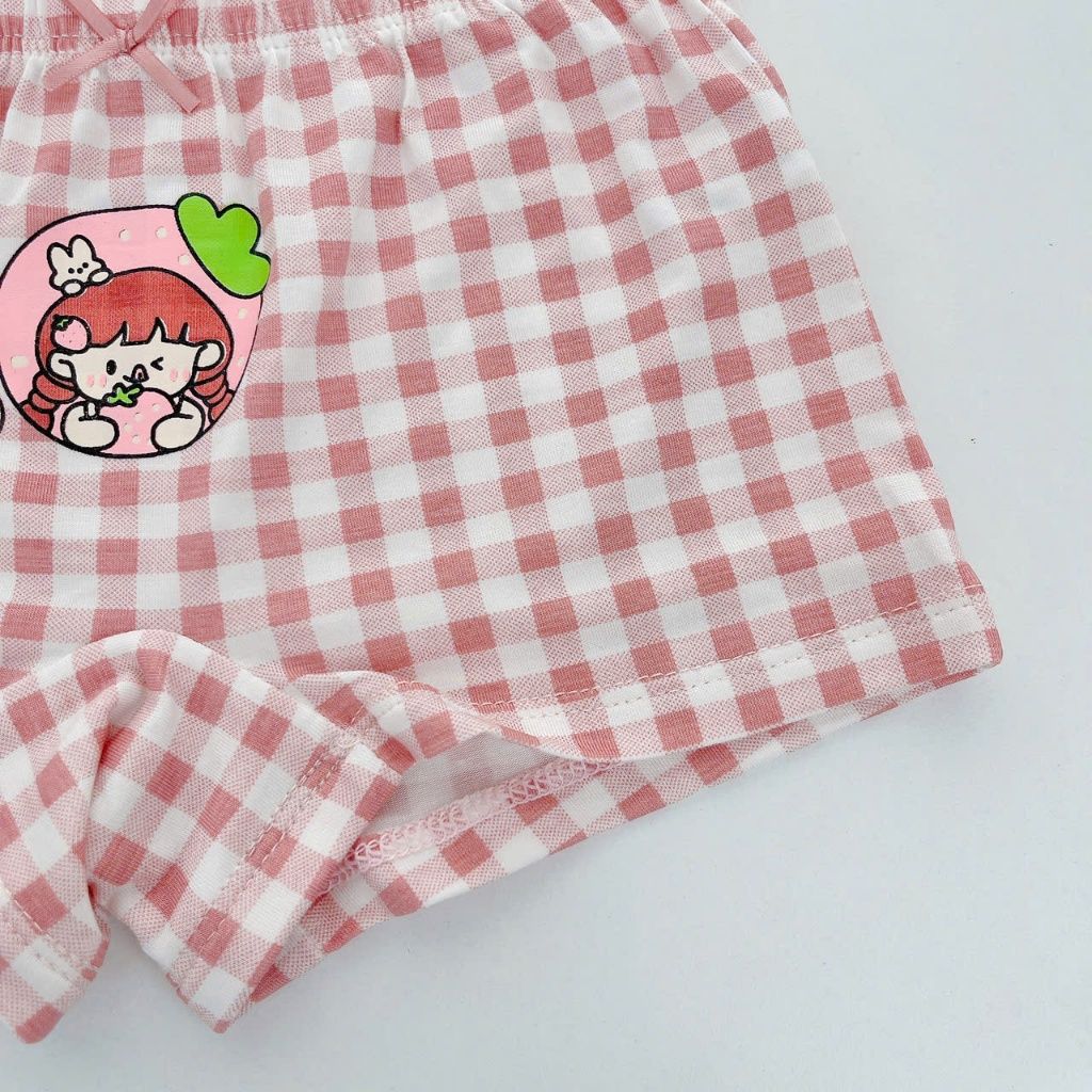  Quần lót bé gái vải sợi sồi Modal Áo Lá Homewear A200, quần chip đùi bé gái mặc váy kháng khuẩn mướt mát lạnh 